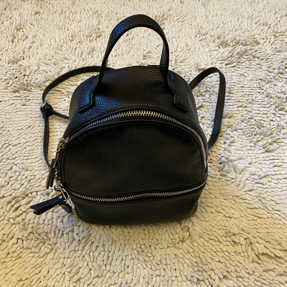 Steve Madden Mini Leather Convertible Backpack